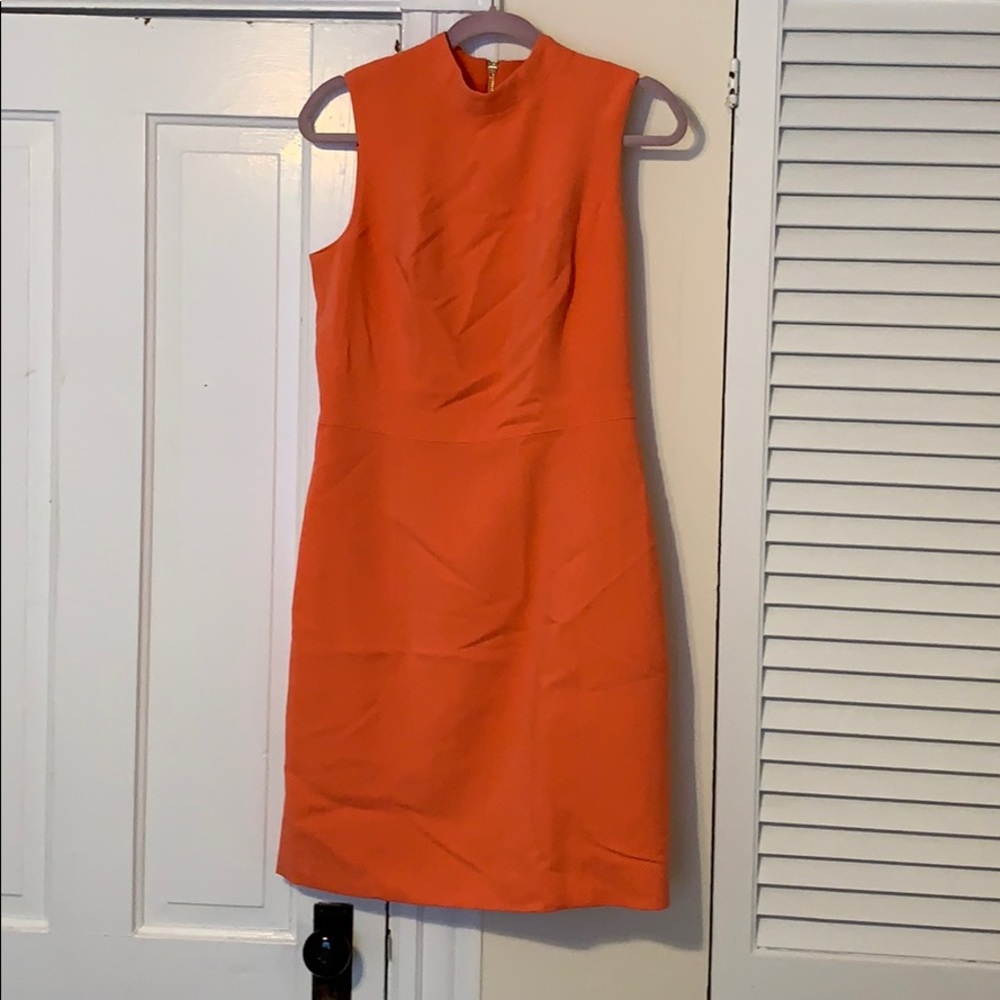 Rachel Roy mock neck sleeveless sheath